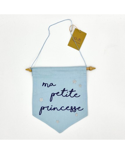 Fanion Ma Petite Princesse - Bleue